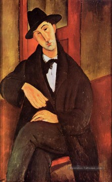 portrait Tableau Peinture - portrait de mario varvogli Amedeo Modigliani